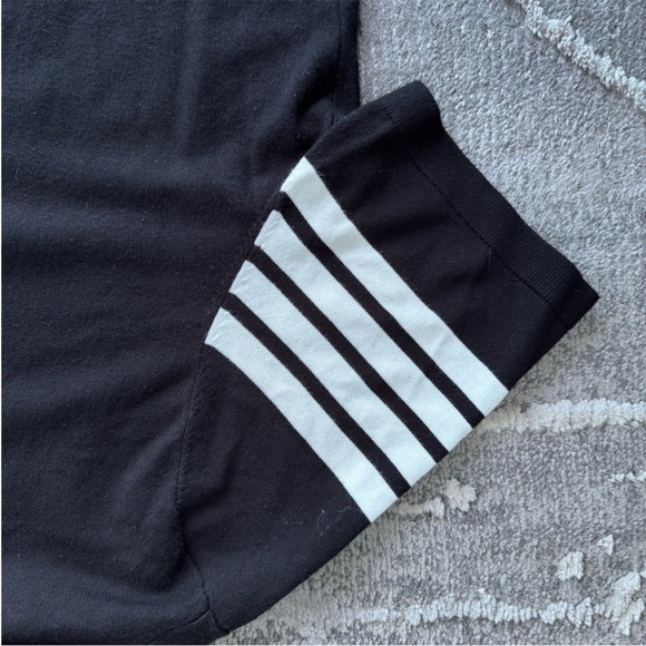 Thom Browne Black and White Polo Shirt - Picture 4 of 7